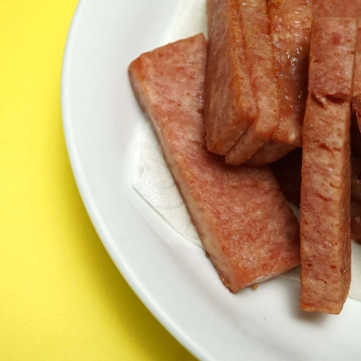 Spam on a plate