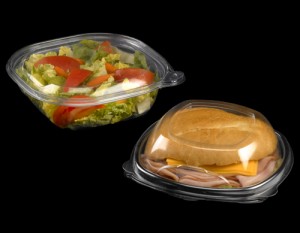 Custom thermoformed thin gauge rigid food packaging