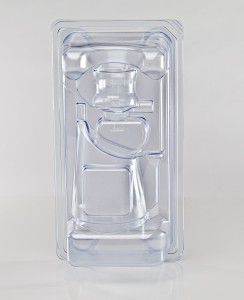 Custom PETG thermoformed thin gauge rigid packaging