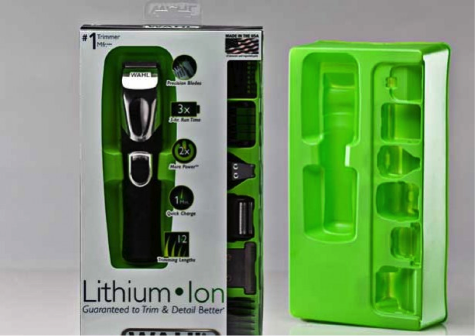 Custom thermoformed thin gauge rigid retail packaging