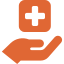 Orange care icon
