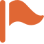 Orange flag icon