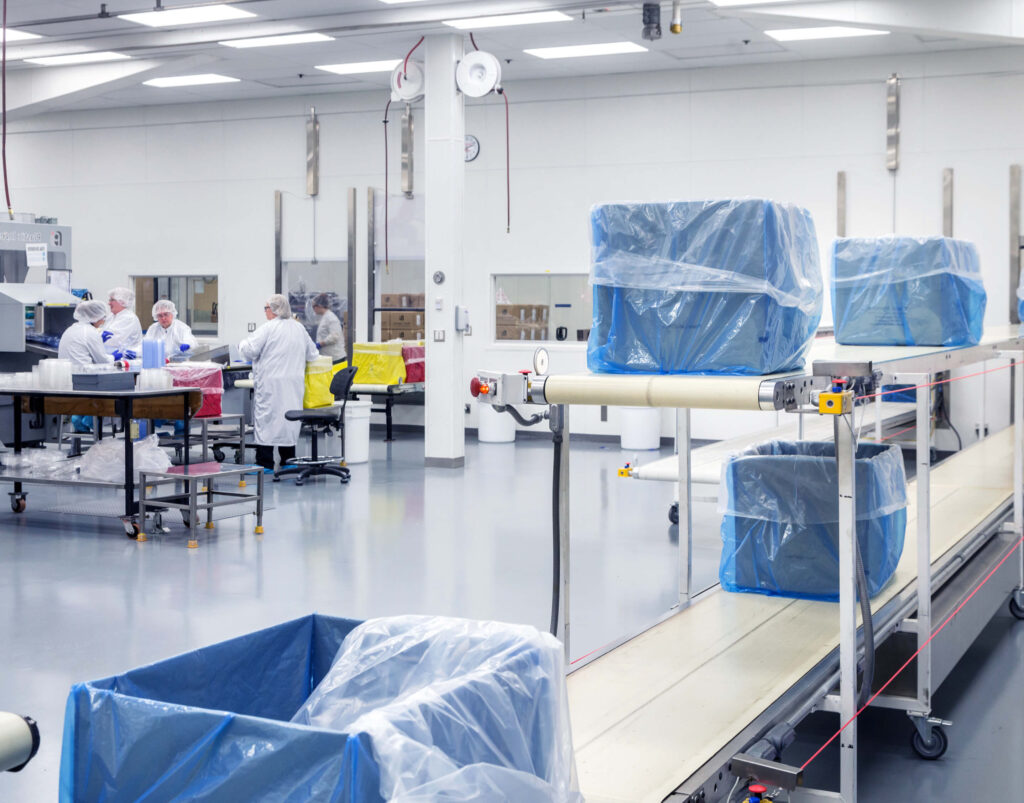 Clean room at Plastic Ingenuity