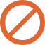 Orange stop icon