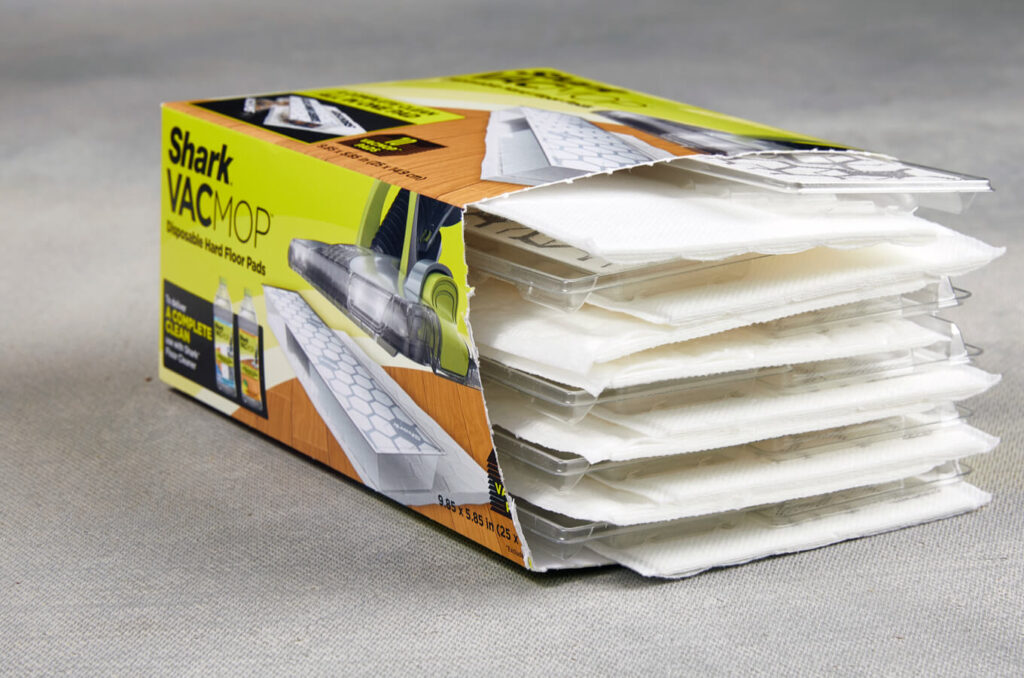 Custom consumer goods packaging for Shark VacMop