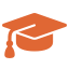 Orange tuition icon