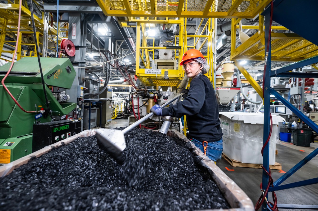 Black regrind at Plastic Ingenuity